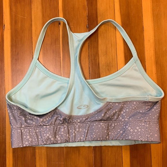 Grey/mint reversible sports bra S - Picture 4 of 4